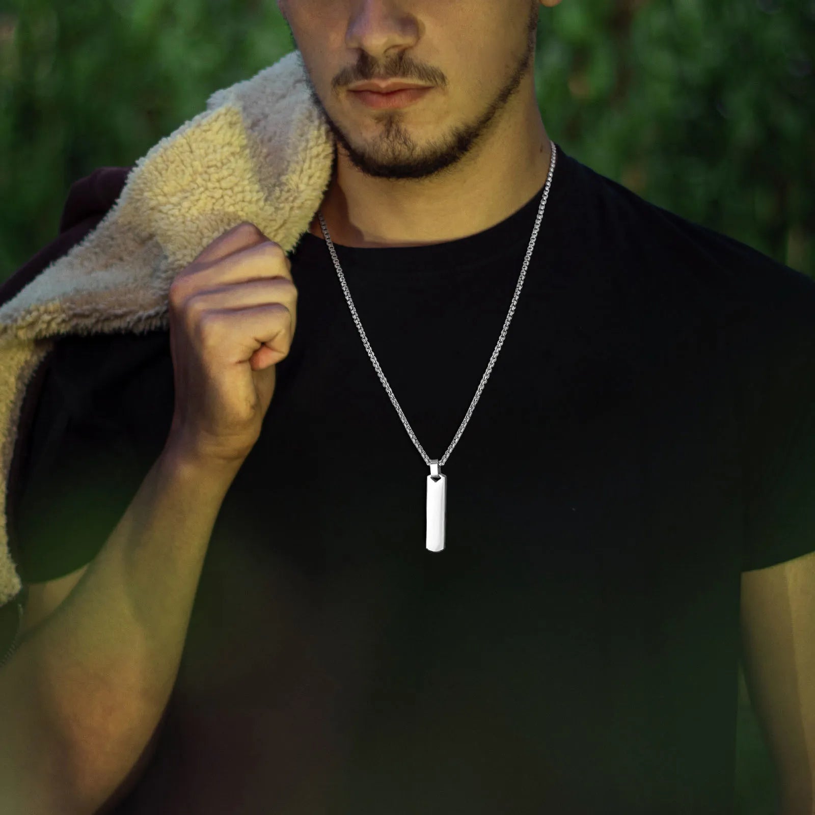 Colar Masculino Pedra de Corunha