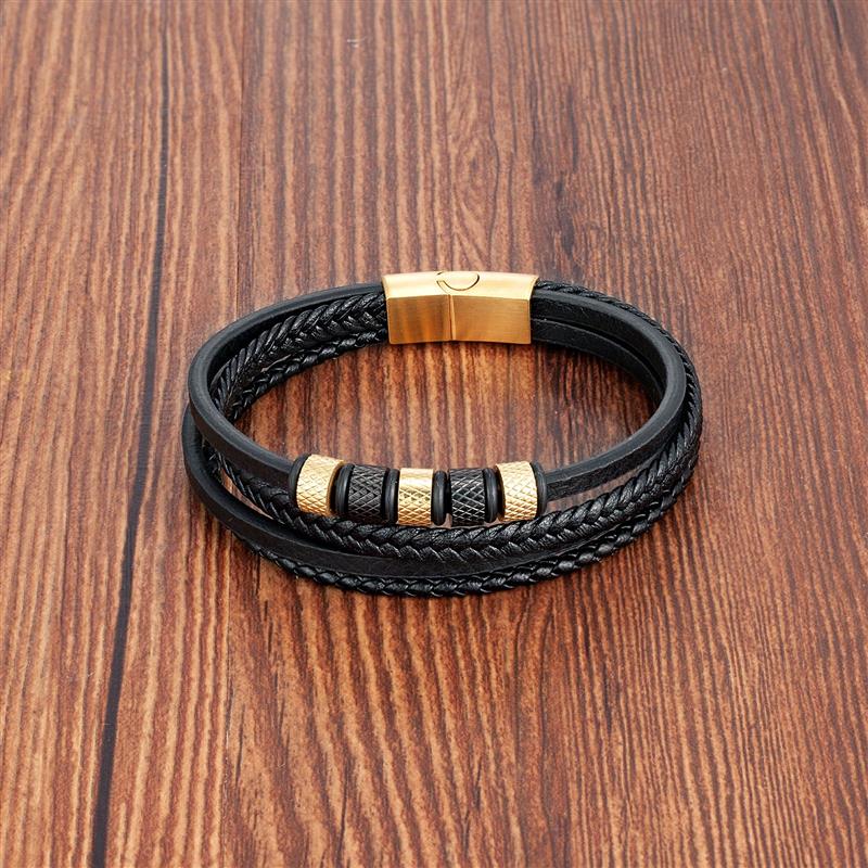 Pulseira Masculina de Couro Salamanca