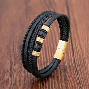 Pulseira Masculina de Couro Salamanca