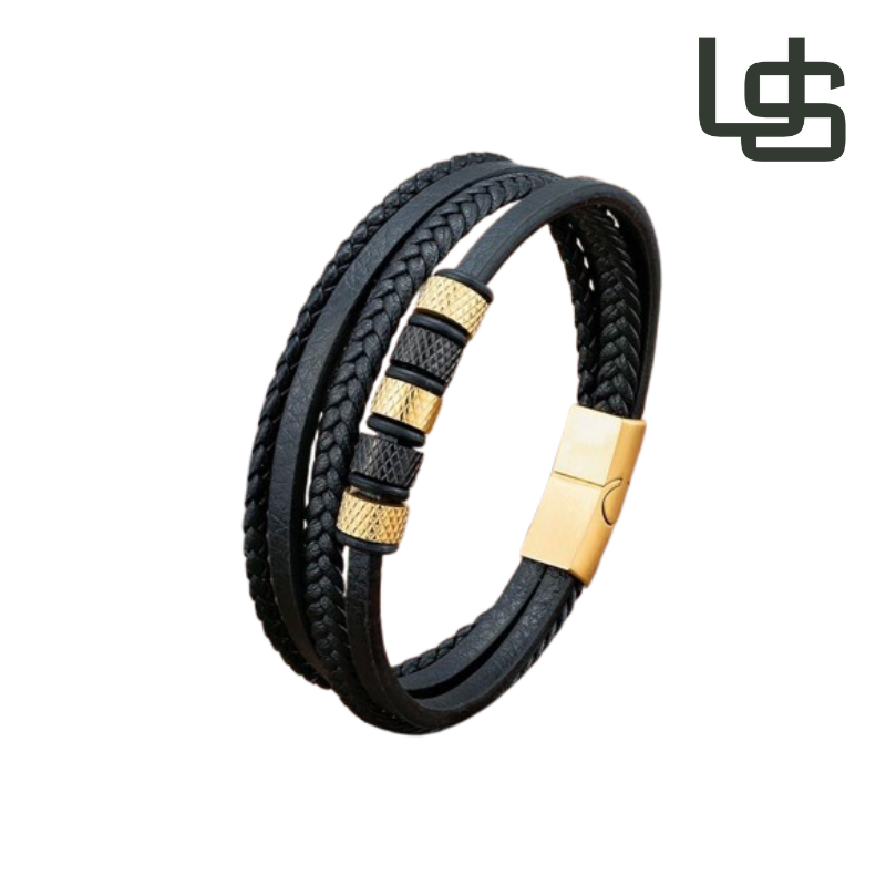 Pulseira Masculina de Couro Salamanca