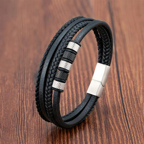 Pulseira Masculina de Couro Salamanca